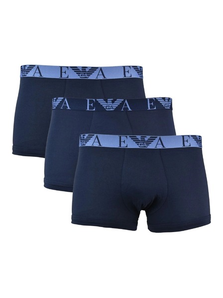 Emporio Armani Emporio Armani Underwear 40035 Marine 3 darabos sötétkék boxeralsó szett