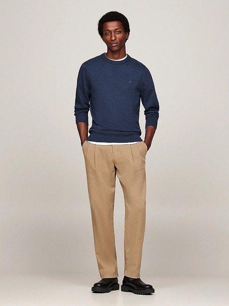 Tommy Hilfiger Férfi kék pulóver Aegean Sea Heather Tommy Hilfiger