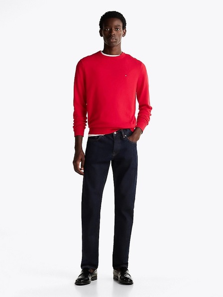 Tommy Hilfiger Férfi piros pulóver Primary Red Tommy Hilfiger