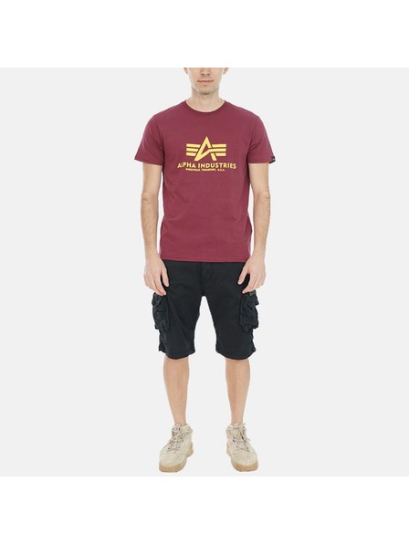 Alpha Industries Férfi piros alapvető póló Alpha Industries