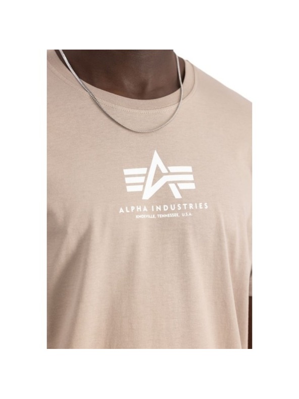 Alpha Industries Férfi bézs alapvető póló Alpha Industries Vintage Sand
