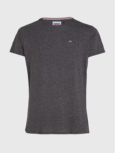 Tommy Jeans Sötétszürke Tommy Jeans Classic Slim Fit póló BDS Black