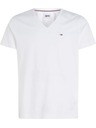 Tommy Jeans Fehér Tommy Jeans V-Nyakú póló 100 Classic White