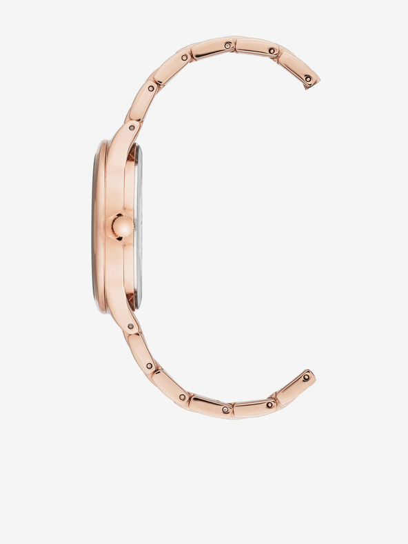 Anne Klein Anne Klein aranyrózsaszín óra és karkötő szett