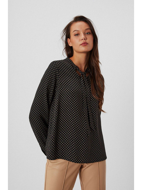 Moodo Moodo nyakkendős női blúz