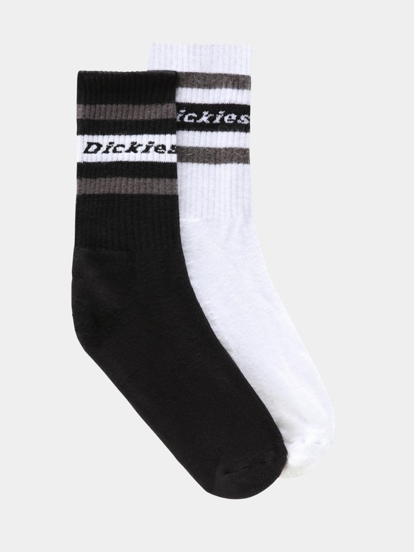 Dickies Fekete-fehér uniszex zokni Dickies Genola Black 2-Pack