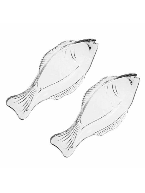 Casa de Engel Üveg hal alakú tányér - 2 db-os szett, 2/12