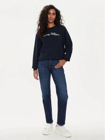 Tommy Hilfiger Tommy Hilfiger vintage sötétkék női pulóver