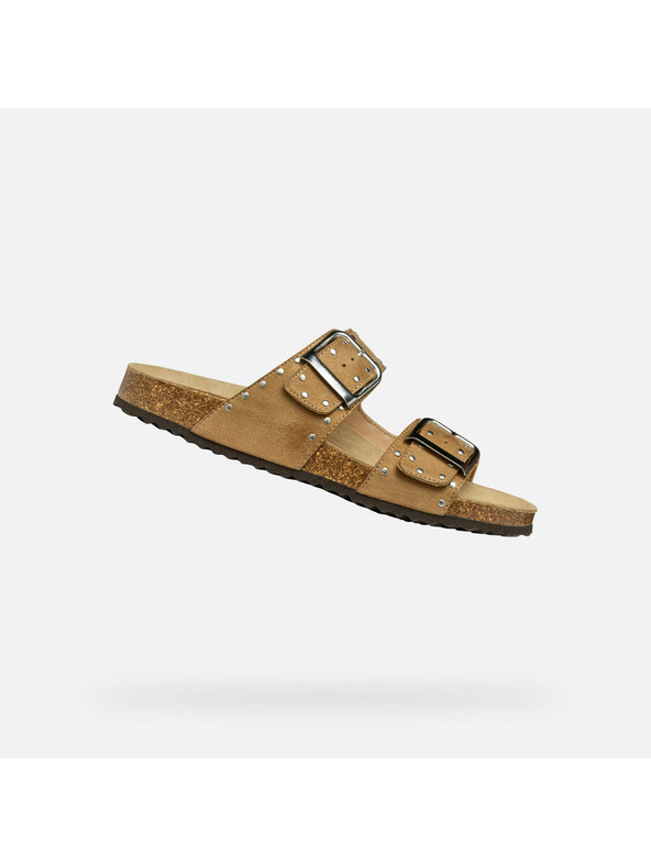 Geox Krémes Geox Brionia R női papucs