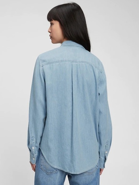 GAP Kék perfect shirt női ing