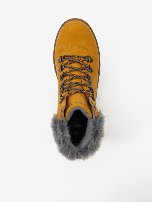 Sam 73 Mustár női műszőrme téli bokacsizma SAM 73 Mantary