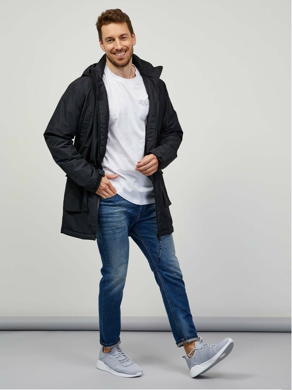 Sam 73 Fekete férfi kabát SAM 73 Edward