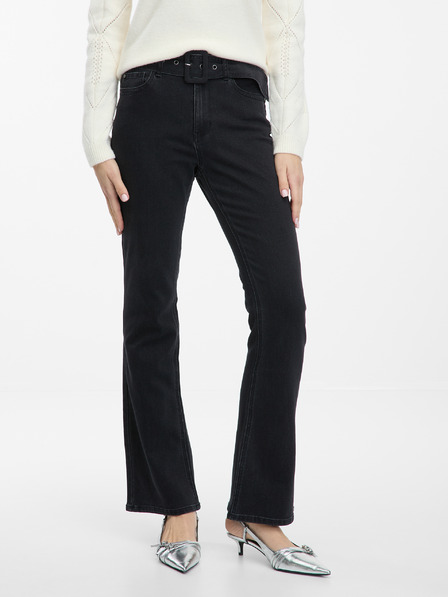 Orsay ORSAY fekete női bootcut farmer