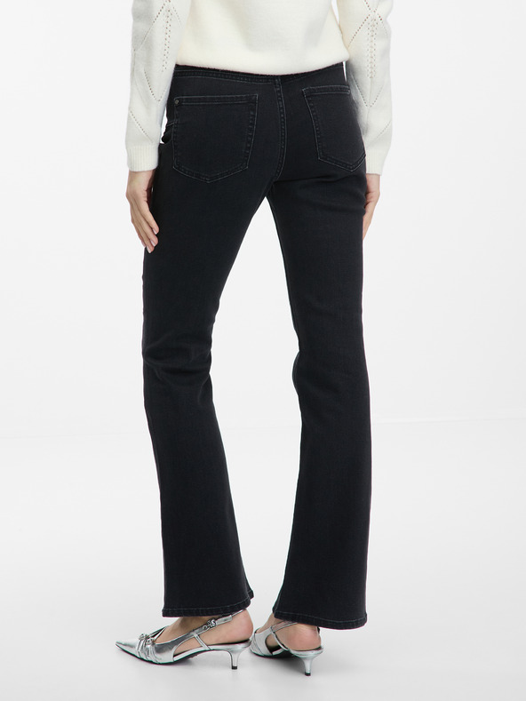 Orsay ORSAY fekete női bootcut farmer