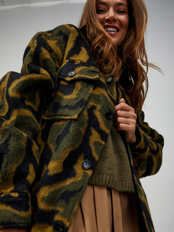 ZOOT.lab Bézs színű női nadrág nyakkendővel ZOOT.lab Alyza