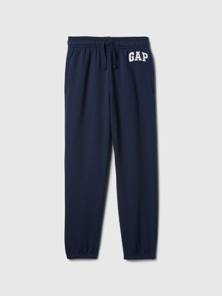 GAP Gyerek fleece sportnadrág logóval army GAP