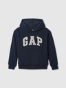 GAP Gyerek pulóver logóval és fleece béléssel GAP