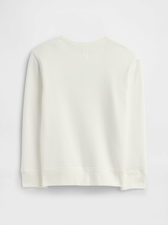 GAP Gyerek pulóver logóval és fleece béléssel GAP