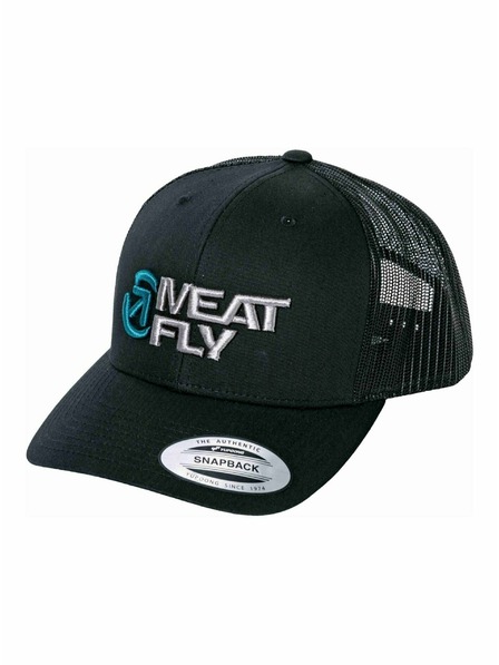 Meatfly Meatfly Setty Trucker Baseball sapka Petrol / Fekete | Fekete | Méret