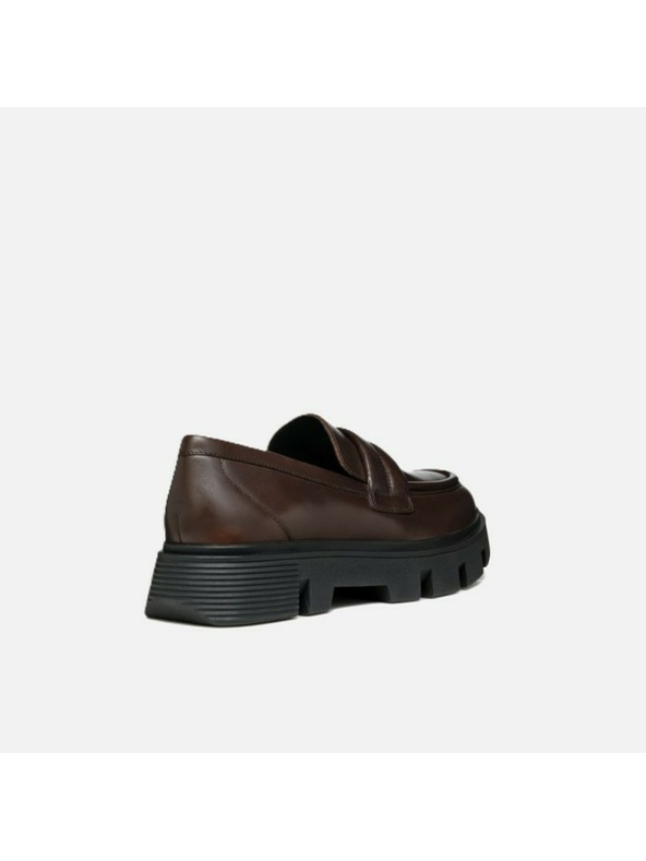 Geox Sötétbarna Geox Vilde női mokaszín