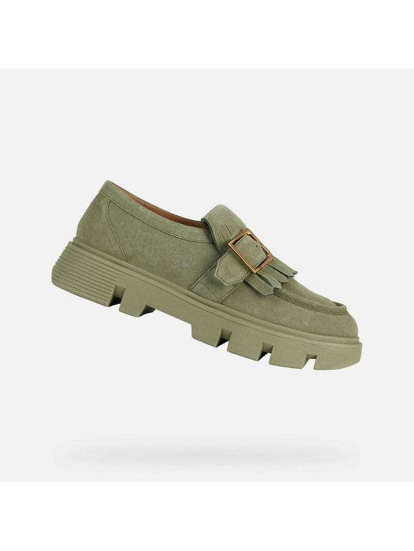 Geox Világoszöld Geox Vilde női mokaszín