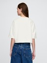 GAP Oversize crop pulóver VintageSoft Americana GAP