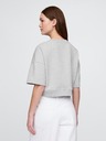 GAP Oversize crop pulóver VintageSoft Americana GAP
