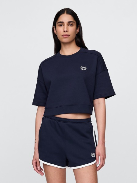 GAP Oversize crop pulóver VintageSoft Americana GAP