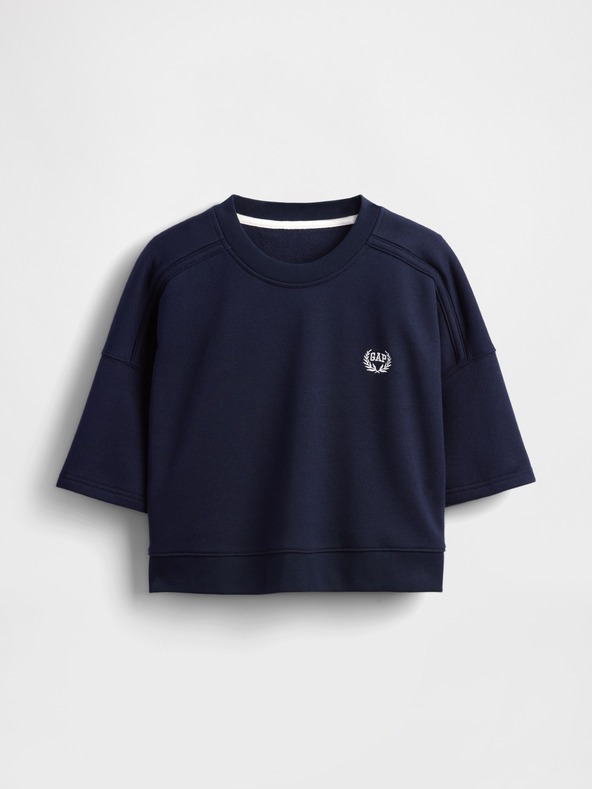 GAP Oversize crop pulóver VintageSoft Americana GAP