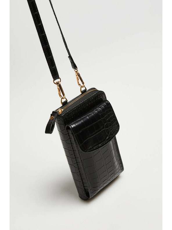 Moodo Fekete telefontok válltáska