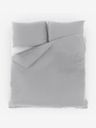 Kvalitex Francia muszlin ágynemű 220x200, 70x90cm világosszürke Kvalitex