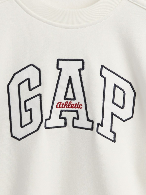 GAP Oversize crop pulóver VintageSoft Americana GAP