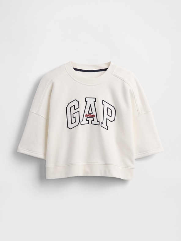 GAP Oversize crop pulóver VintageSoft Americana GAP