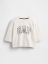 GAP Oversize crop pulóver VintageSoft Americana GAP