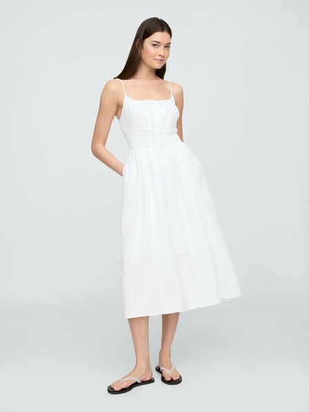 GAP Muszlin maxi ruha zsebekkel GAP