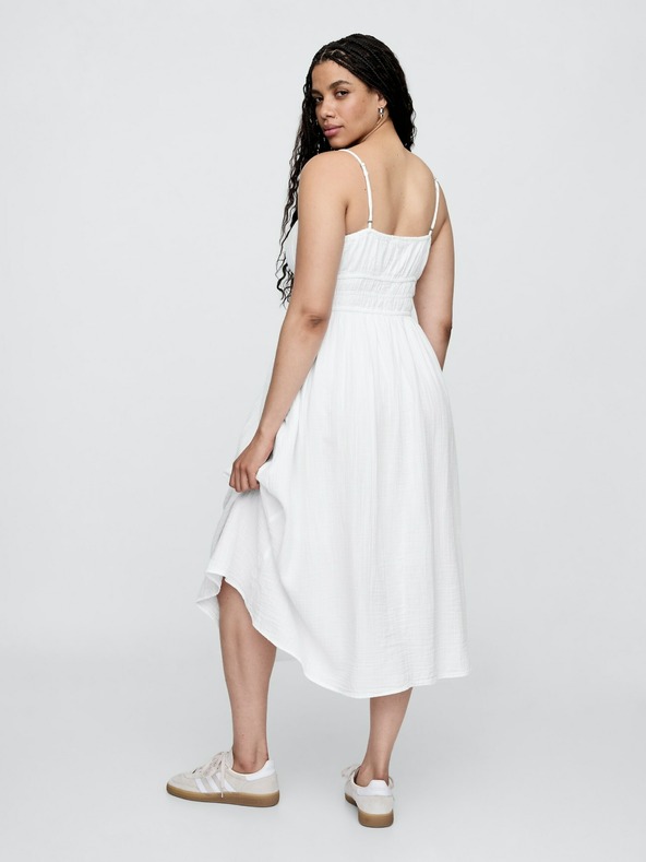 GAP Muszlin maxi ruha zsebekkel GAP