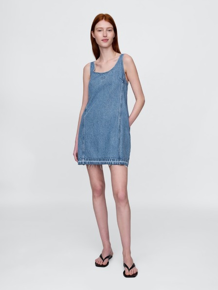GAP Jeans mini ruha UltraSoft Americana GAP
