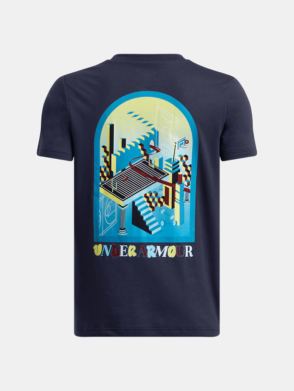 Under Armour Fiú póló Under Armour UA B PORTAL LOGO SS