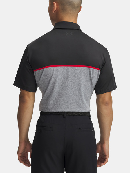 Under Armour Under Armour UA Plyoff 3.0 csíkos gallér póló LB-BLK