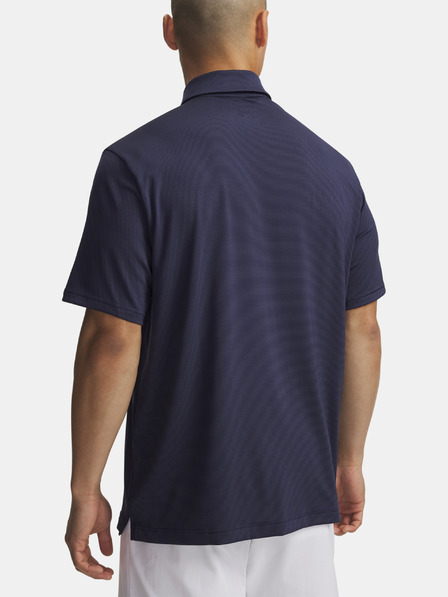 Under Armour Under Armour UA Plyoff 3.0 csíkos gallér póló LB-BLU