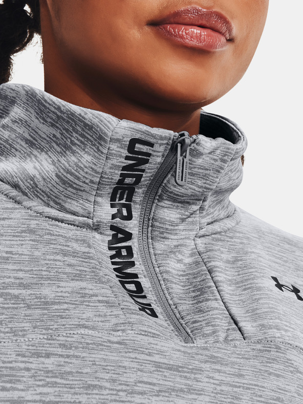 Under Armour Under Armour Armour Fleece WM 1/4 cipzáras pulóver-GRY