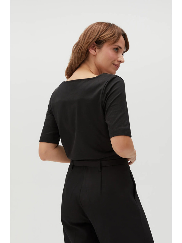 Moodo Fekete mintás póló