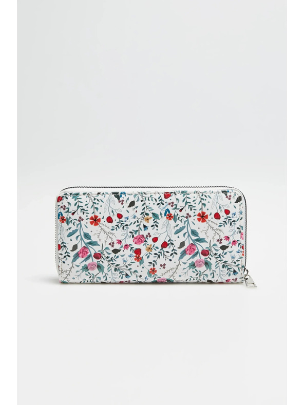 Moodo Fehér mintás pénztárca