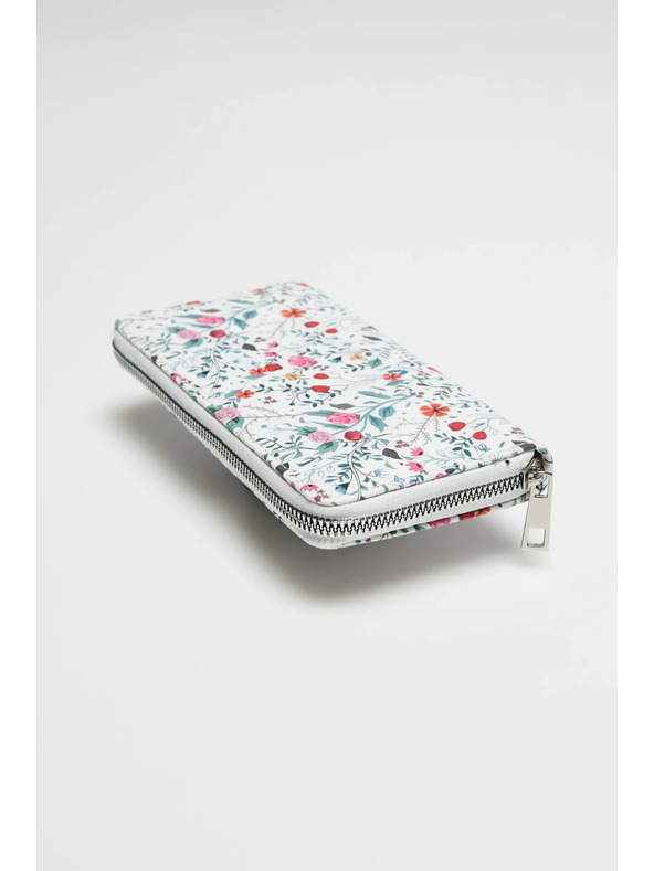 Moodo Fehér mintás pénztárca
