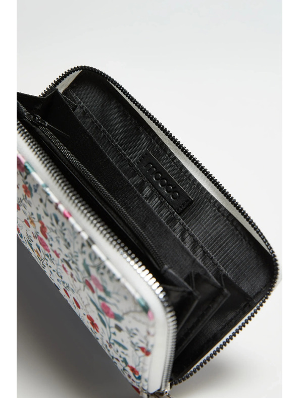 Moodo Fehér mintás pénztárca