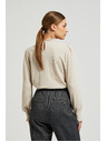 Moodo Bézs női hosszú ujjú felső