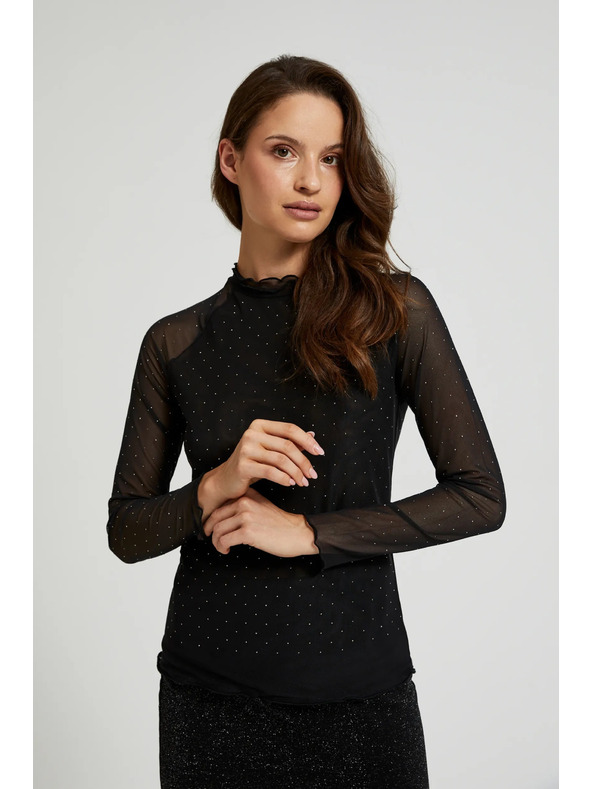 Moodo Fekete garbó hosszú ujjú