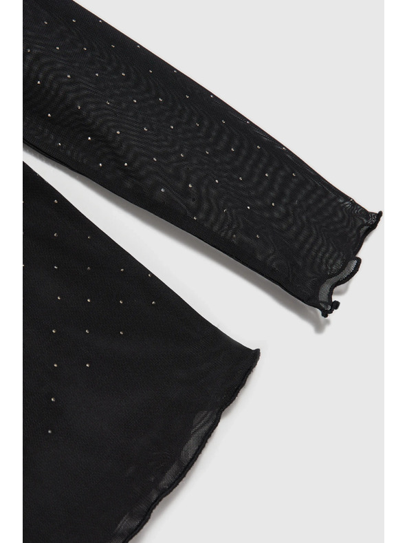 Moodo Fekete garbó hosszú ujjú