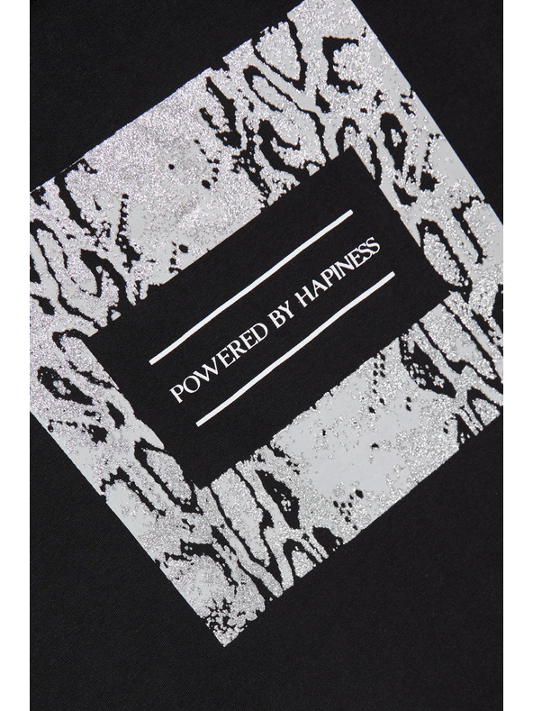 Moodo Fekete női hosszú ujjú felső