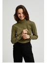 Moodo Világos olíva női hosszú ujjú felső